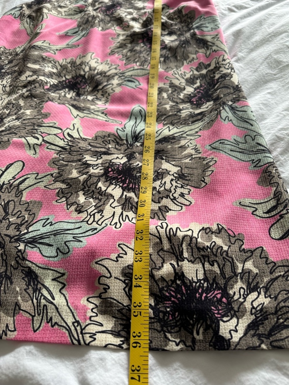 NIC+ZOE Sleeveless Pink Floral Shift Dress, size large - Picture 7 of 9